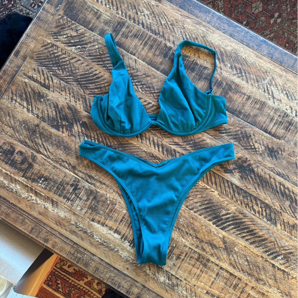 Hollister Teal Bikini Set